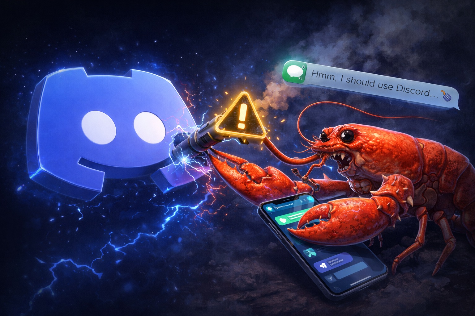 Discord vs lobster — the struggle of bot integration